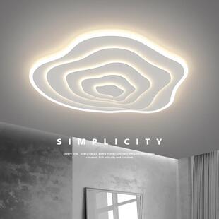 简约现代客厅主灯创意个性 波浪吸顶灯北欧卧室房间灯具2021年新款