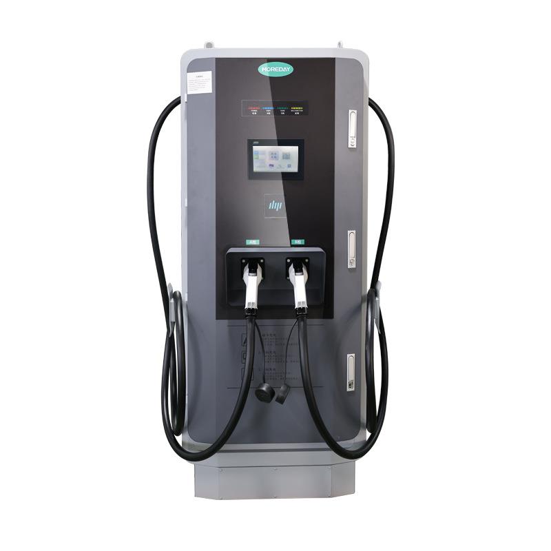 120KW新能源电动汽车通用充电桩商用160千瓦直流双枪快速充电站 - 实物图