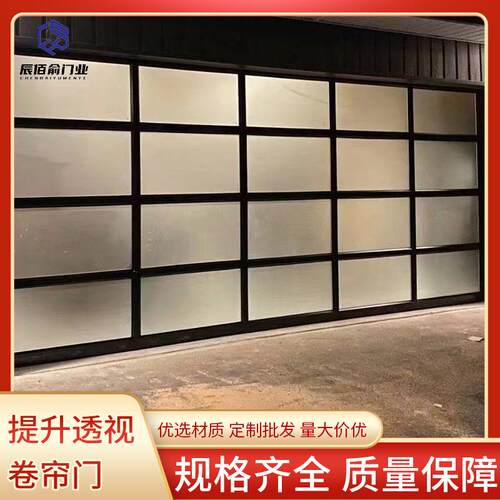 四川商场电动透视提升门工业卷闸门滑升门闸门工厂设计加工