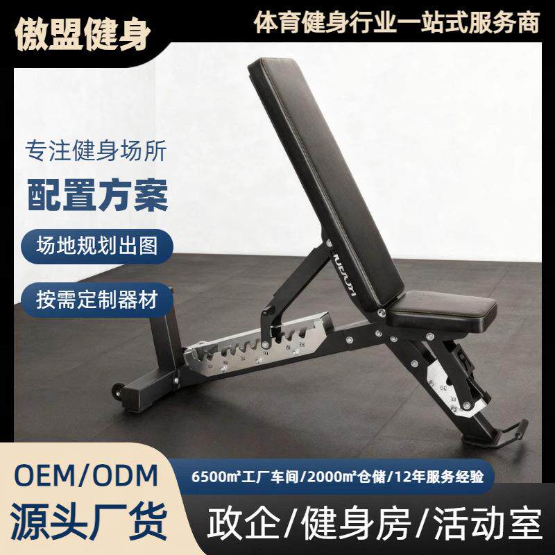 专业哑铃凳商用仰卧起坐板凳多功能健身椅家用飞鸟卧推凳健身器材