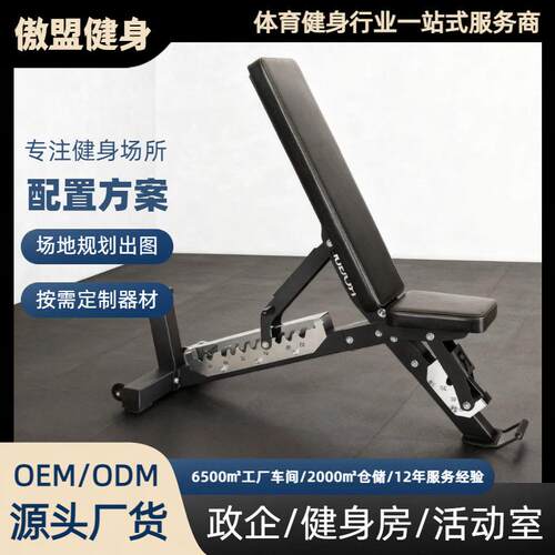 专业哑铃凳商用仰卧起坐板凳多功能健身椅家用飞鸟卧推凳健身器材