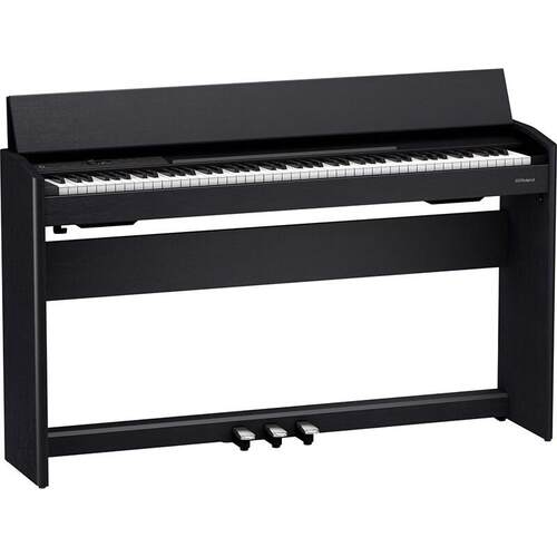 Roland罗兰RP107 F107 88键家用立式数码电钢琴 F107黑色+三踏板+