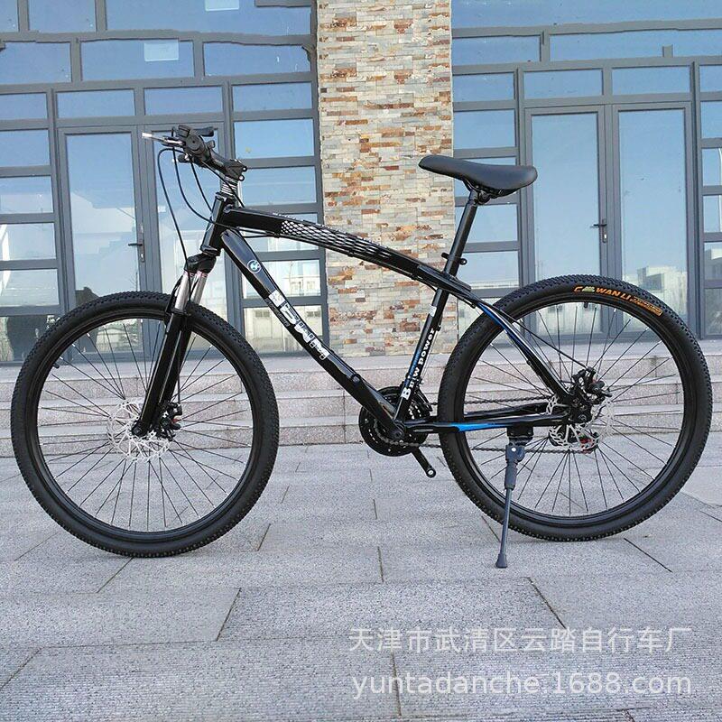 新款直销马山地车架型自行车越野女式变速公路车学生骑行车