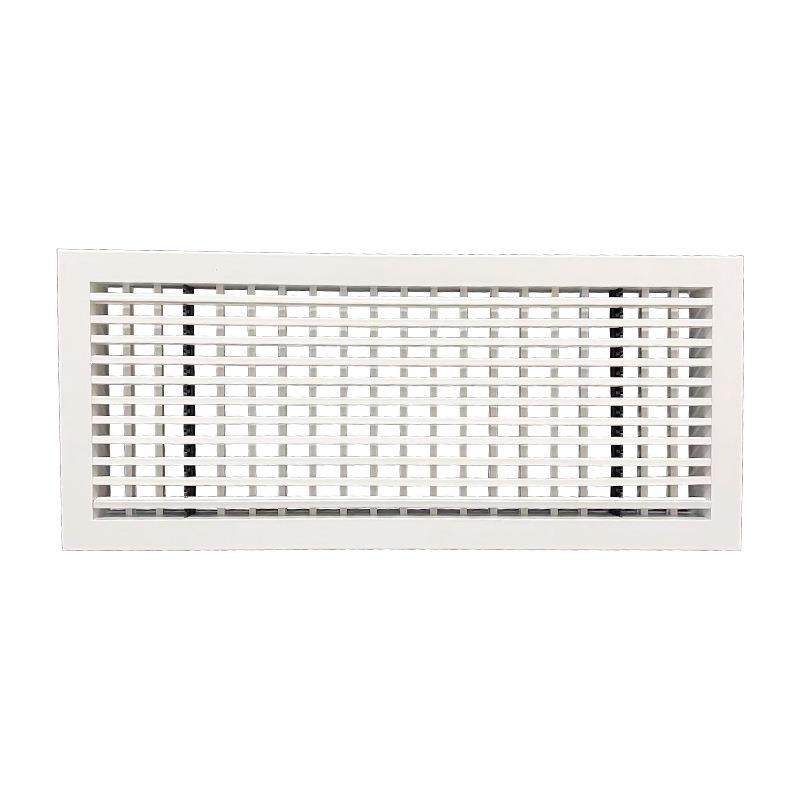 铝合金双层百叶风口活动可调百叶中央空调出排风口新风系统送风口