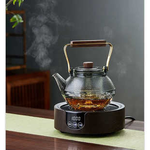 高硼硅透明玻璃茶壶家用办公大容量蒸煮一体茶水分离泡茶壶煮茶器