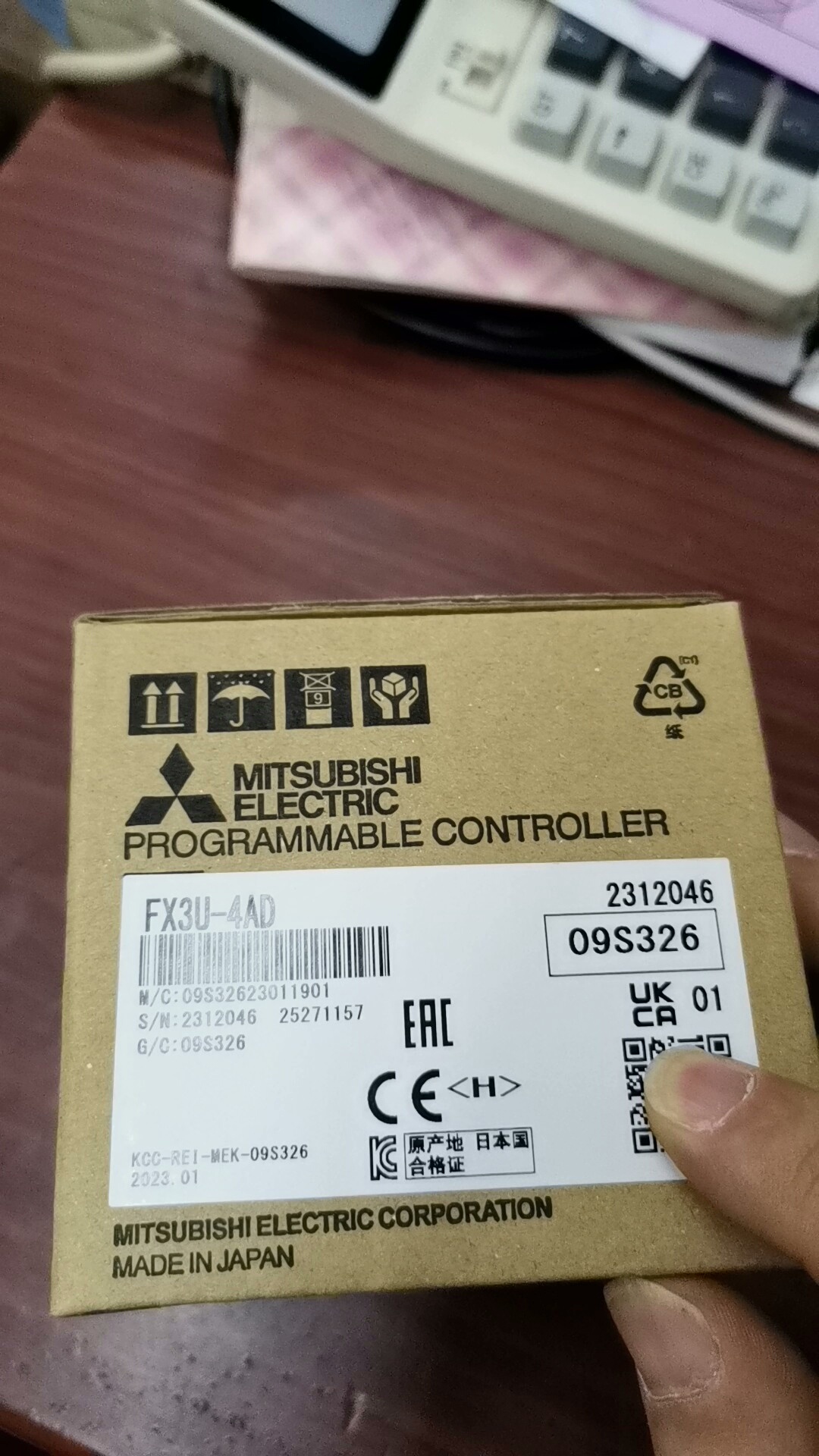 三菱全新原装正品FX3U一4AD模拟量输入模块