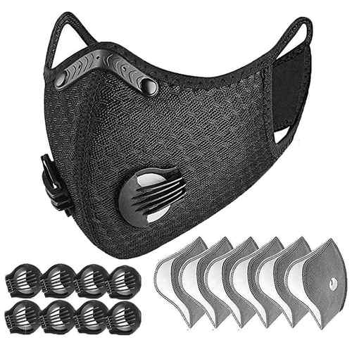 骑行口罩面罩网布防水防风防尘自行车摩托车骑行装备户外运动口罩