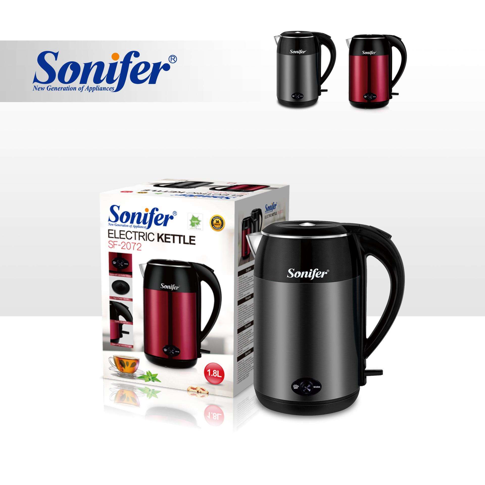 Sonifer1.8L不锈钢电热水壶烧水壶SF-2072