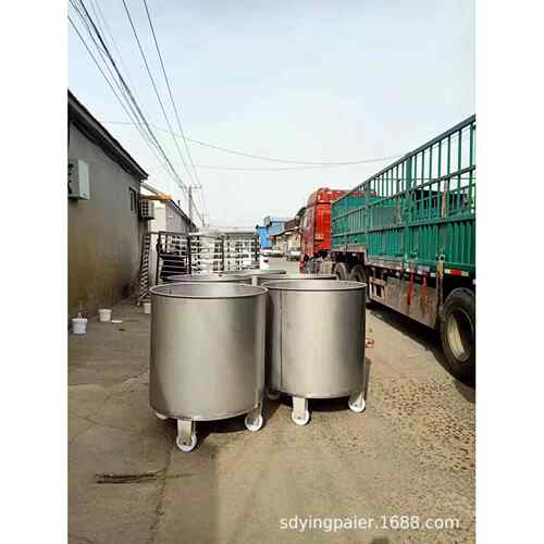 式20L车不锈钢小ELS料 手推食品厂转料车肉料车2000公斤腌料小斗