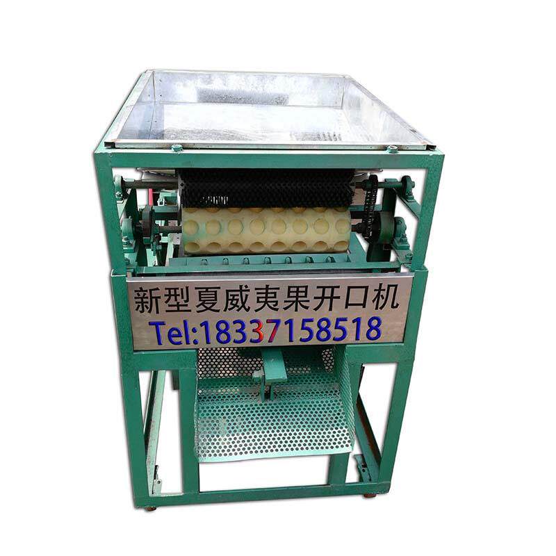 新型夏威夷果开口机全自动锯缝环切刀口商用小型澳洲坚果加工设备