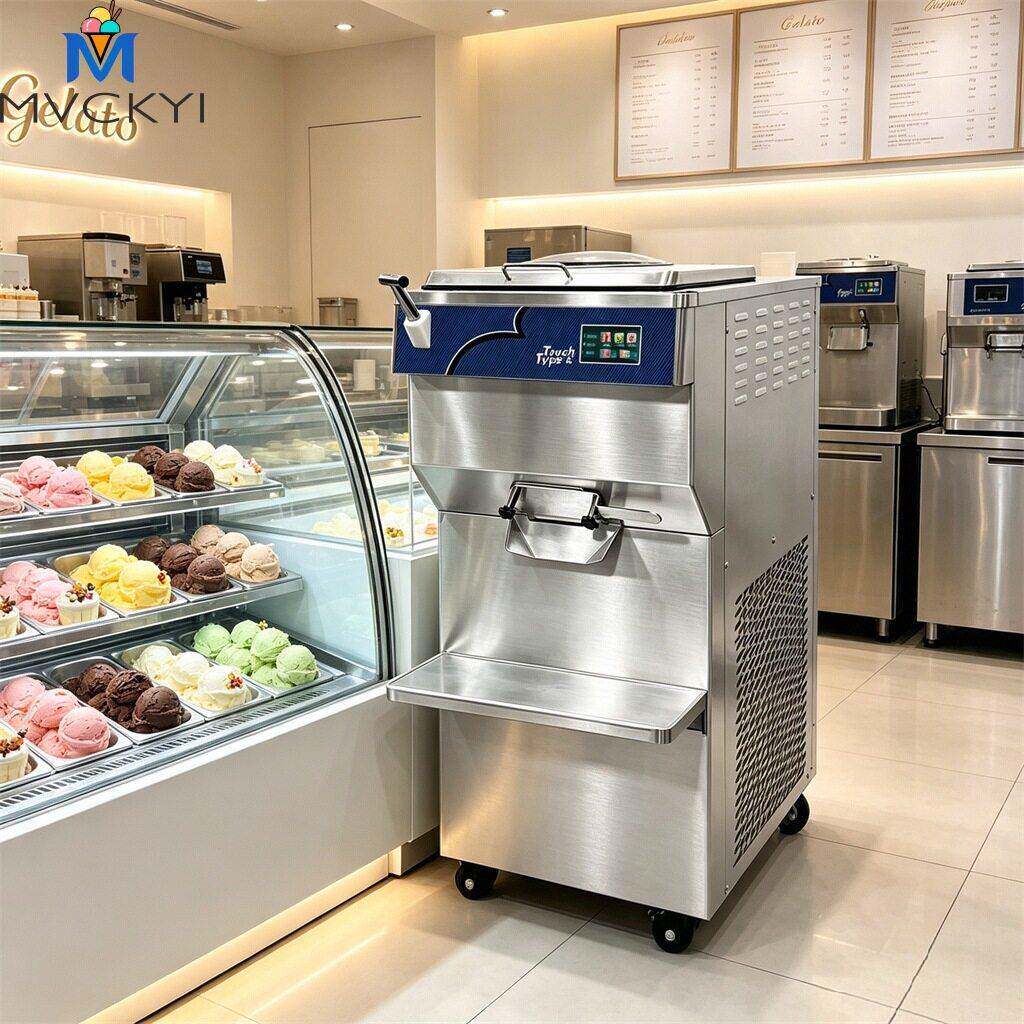 90L/h大产量现做现卖Gelato机商用冰激凌凝冻机意式手工冰淇淋机