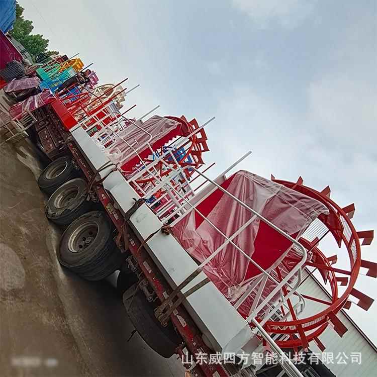 景区水边游艺制作夏日水边游乐设备亲子互动水上划船机威四方