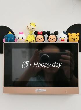 米奇入户玄关可视门铃装饰对讲电话开关客厅电脑屏幕显示器小摆件