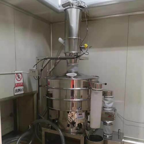 真空上料筛分一体机不锈钢316L材质气力吸料软管抽料旋振筛分设备