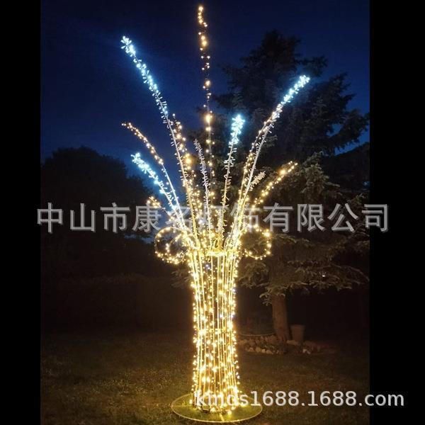 灯光造型圣诞亮化节日彩灯铁艺造型路灯挂件led景观灯