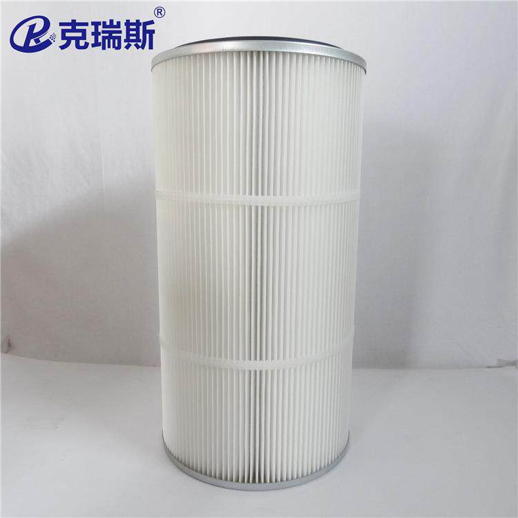 瑞斯过滤集尘吸尘器滤芯聚325*660酯纤维覆克膜滤喷砂丸抛除尘筒