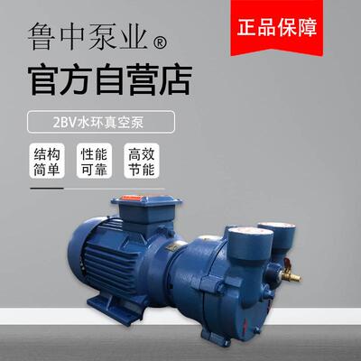 鲁中牌2BV5121水环式真空泵 用于真经压缩真空干燥等质保一年