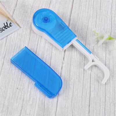 1pc Replaceable Dental Floss Holder Dental Flosser Flat Wire