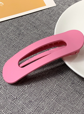 大号抓夹鸭嘴夹女发夹发量多脑后勺一字夹透明发卡头饰盘头发夹子