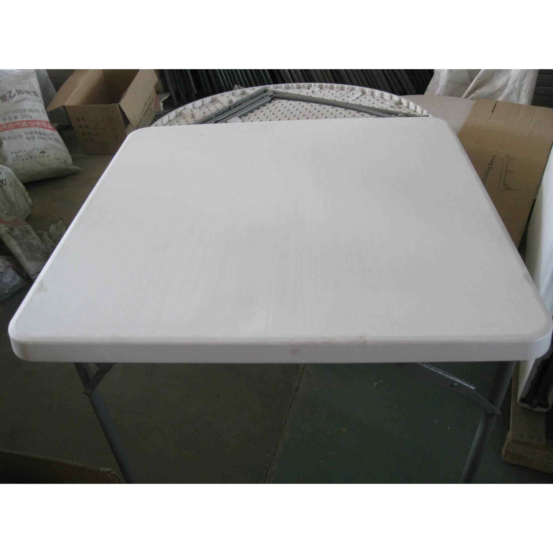 户外小方桌方形塑料书桌餐桌双人儿童桌两档高度塑料方桌