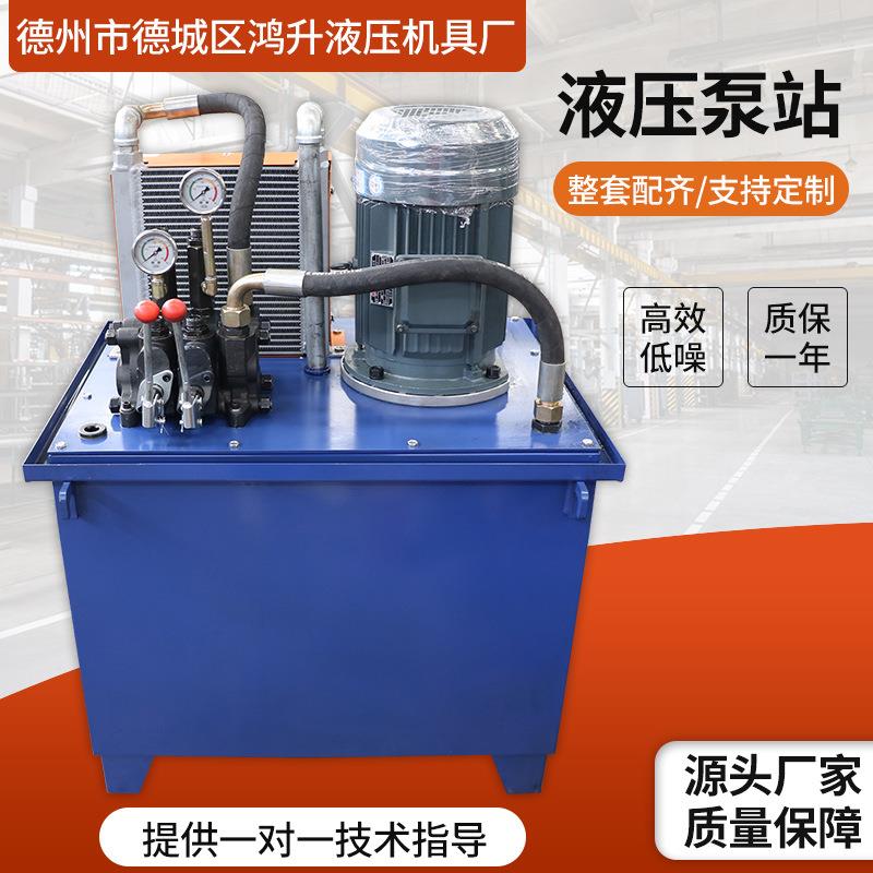 dsd超高压电动泵站 双作用柱塞泵液压电动泵 小型双回路电动泵