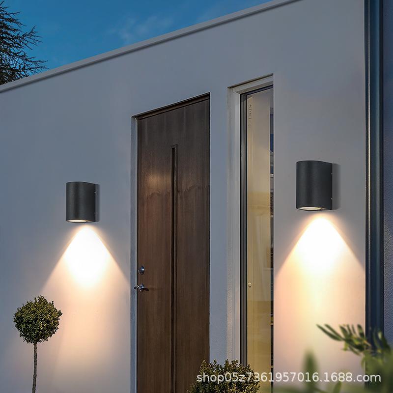 室外壁灯防户外庭光院别墅外墙灯现简代约双向发阳台lB1126+B1ed