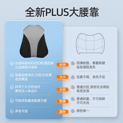 151汽车头枕腰车靠内枕颈枕靠垫护靠腰垫车座椅头颈枕防滑可载抽