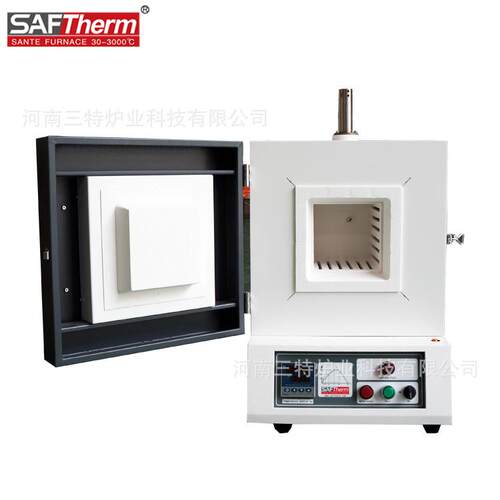 SAFT herm1200度马弗炉实验室高温式电箱阻炉 马NHS带烟囱沸炉