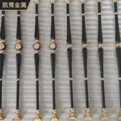 铜旋转式 立柱供应楼梯厂家单室内配件支轻立柱奢 别墅铝楼梯家装