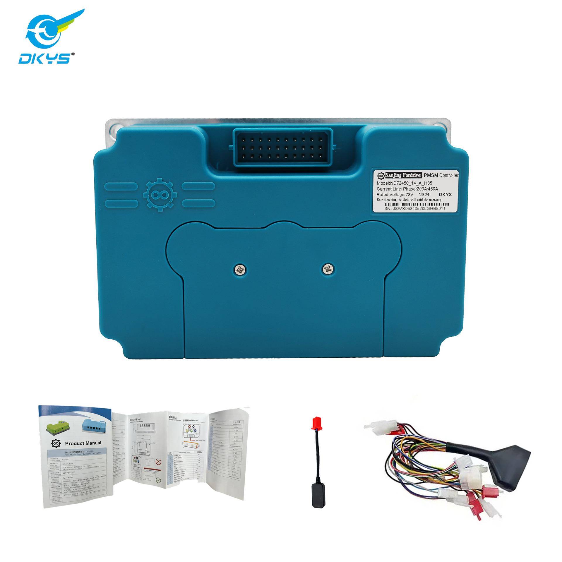 Fardrivel远驱200A/450A直流电机控制器智能静音ND72450带蓝牙图片