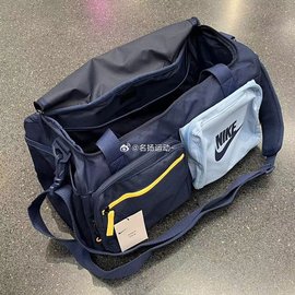 Nike/耐克 健身包单肩斜挎包运动旅行手拎桶包男女 BA6169-410