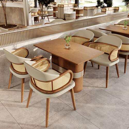 出口西餐厅桌椅实木餐饮商用桌椅融合料理店卡座custom furniture