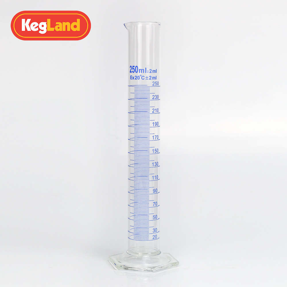 精酿250ml玻璃量杯量筒 测量啤酒糖度 酒精度配件KL04046 KegLand