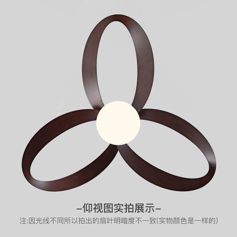 现代简约餐厅风扇灯极简艺术创意风商用吊扇家用卧室一体电扇吊灯