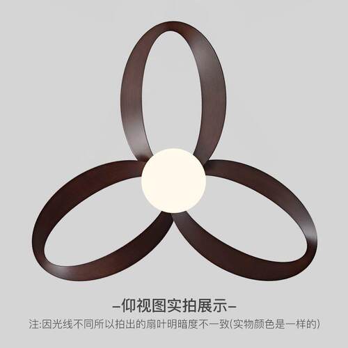 现代简约餐厅风扇灯极简艺术创意风商用吊扇家用卧室一体电扇吊灯
