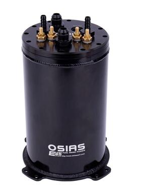 OSIAS燃油稳压箱2.8升或2.6升用于双39-40毫米泵8AN端口副油箱