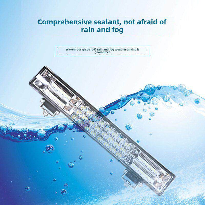 Led车灯条灯条聚光灯12V60四轮汽车大灯V电动汽车Led大灯超亮灯
