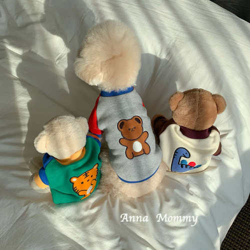 秋冬款狗狗衣服新款猫咪保暖衣服可爱泰迪比熊博美小型犬宠物卫衣