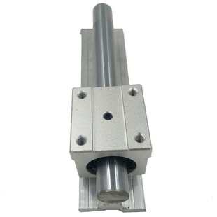 圆柱直线导轨光轴滑轨铝拖滑台滑块SBR