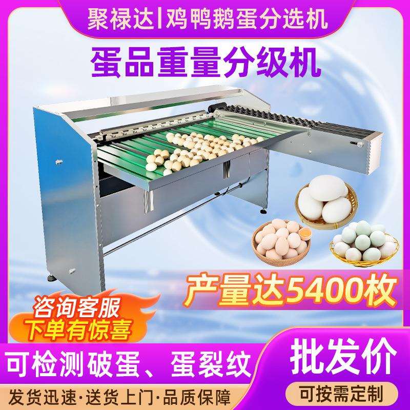 蛋品重量分级机蛋品自动称重分选机皮蛋鸡鸭鹅蛋全自动分选设备