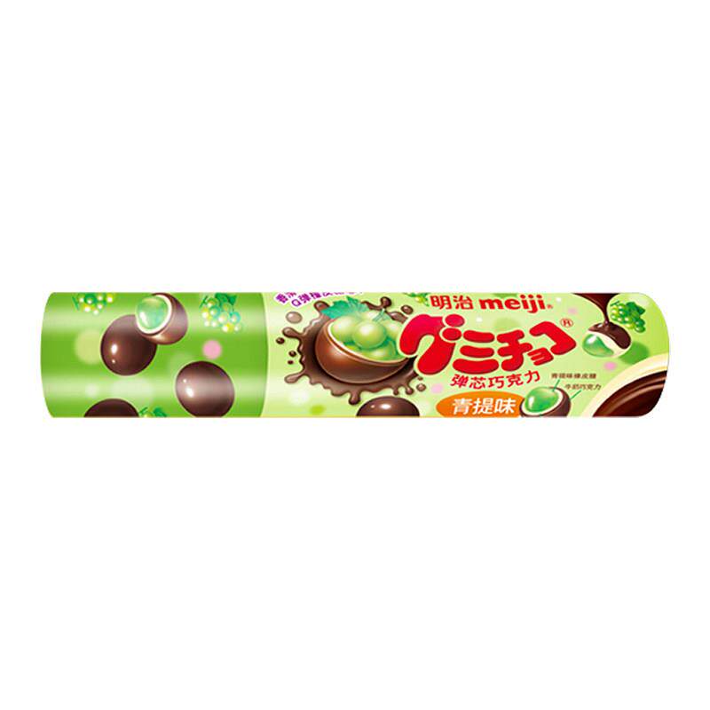 临期特卖明治青提Q弹橡皮糖