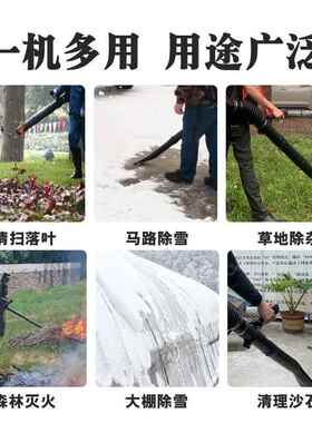 升级新款RPJ小型背吹汽油风机北冬季除雪负手提方式吹叶机
