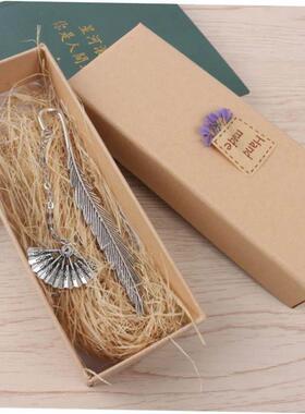 Chinese wind metal feather bookmark Birthday Teachers Day g