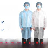 无纺布实验服 加厚隔离服 参观 白大褂 采购产品一次性工作服