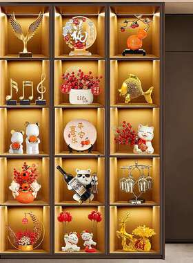 套装组合工艺品摆件客厅玄关酒柜电视柜餐边柜现代家居装饰品摆设
