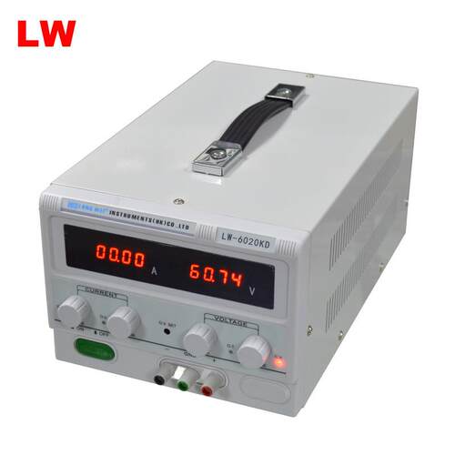 LW6020KD龙威60V20A数显LED测试老化直流稳压流可调电源高精度