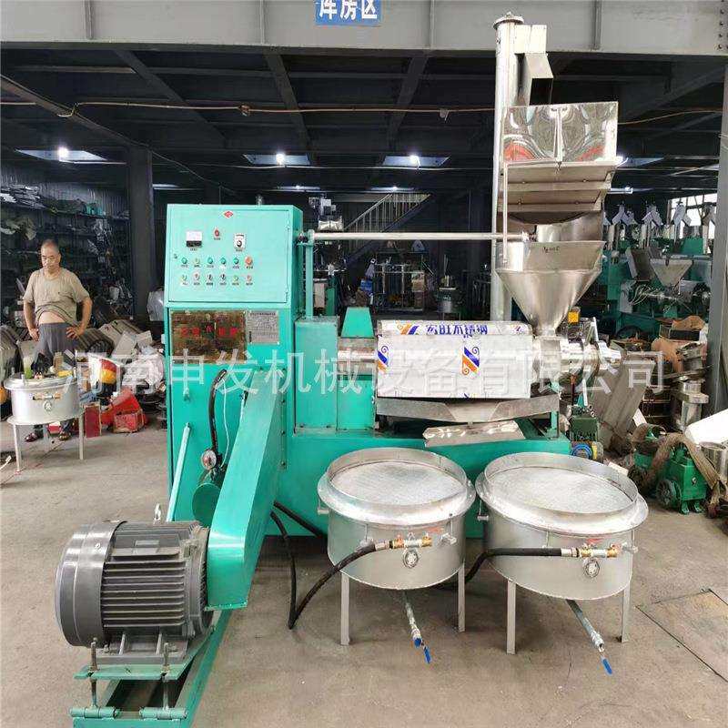 自动螺旋大小型商用液压榨油机茶籽仁火麻子核桃压油机