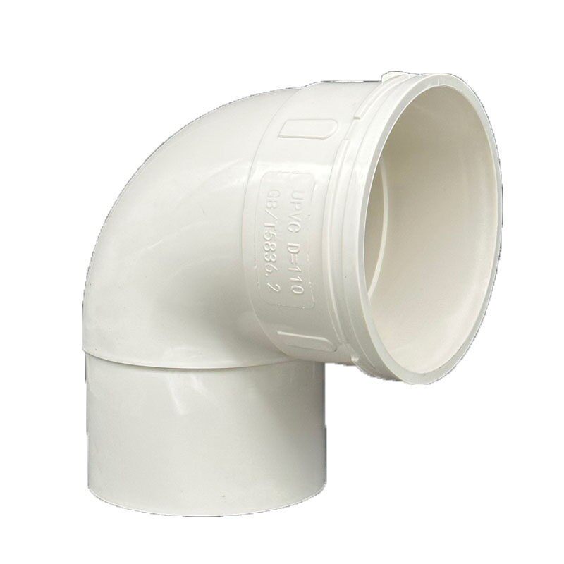 pvc50内插弯头75承插缩口110内外插45度160弯头烟管变径大小弯头 - 实物图