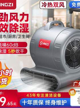 扬子吹地机地面吹干 干机商用大功率地毯干 干燥厕所地板强力除湿