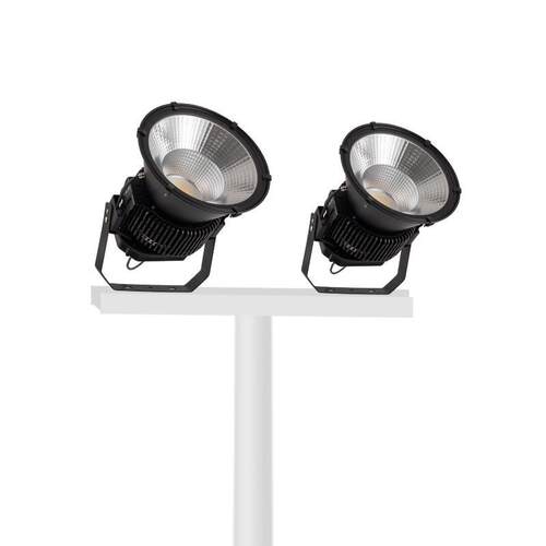 led投光灯500W300W广场公园投射灯圆形铝户外杆灯塔照明投光灯